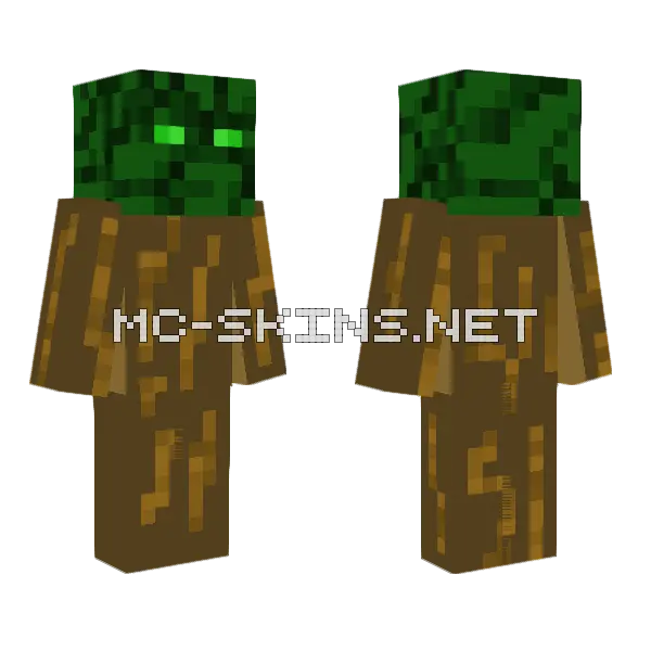 Three Minecraft Minecraft skin, front and back