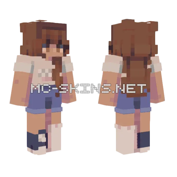 Thursday SF 2 Minecraft skin, front and back
