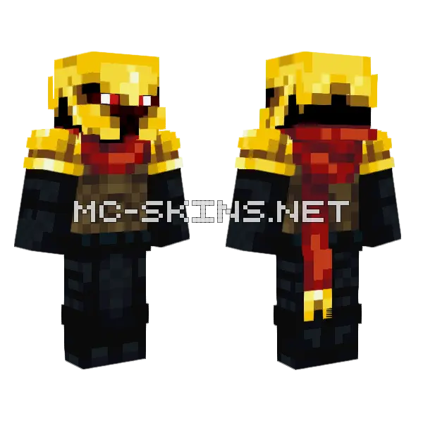 Thyton Minecraft skin, front and back