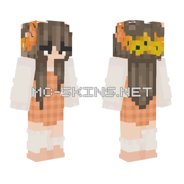 Tiaga Minecraft skin, front and back