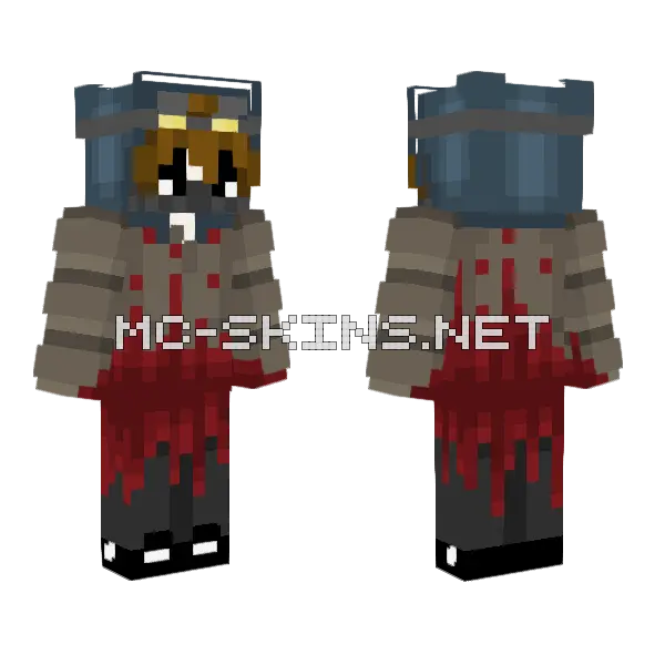 Ticci Toby Request Minecraft skin, front and back