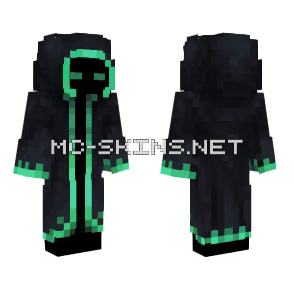 Tidal Assassin V2 Minecraft skin, front and back
