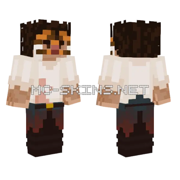 Tidegrr 2 Minecraft skin, front and back