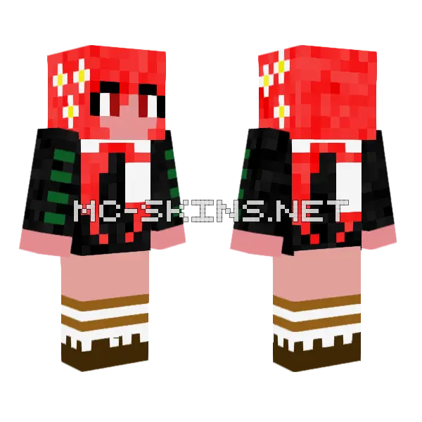 Tiffany Te Chan Minecraft skin, front and back