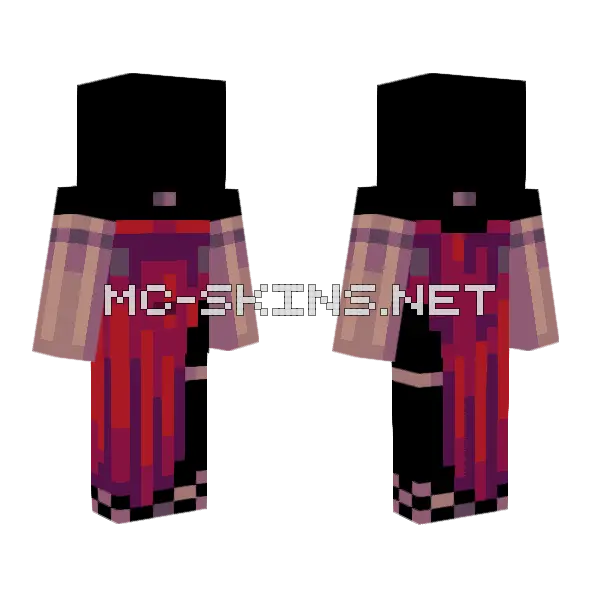 Tight Party Dress v4 Minecraft skin, front and back