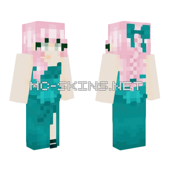 Tiieall Minecraft skin, front and back