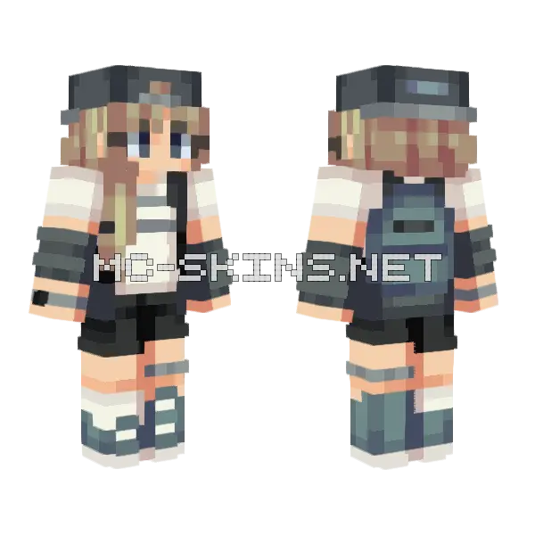 Tiina Haataja Default Summer Minecraft skin, front and back