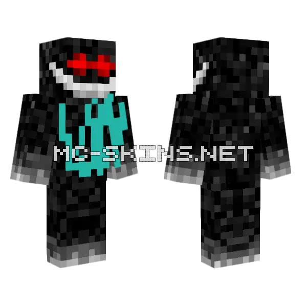 Tik Monster Minecraft skin, front and back
