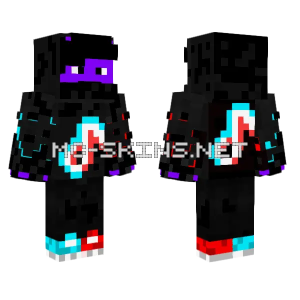 Tiktok Me Minecraft skin, front and back