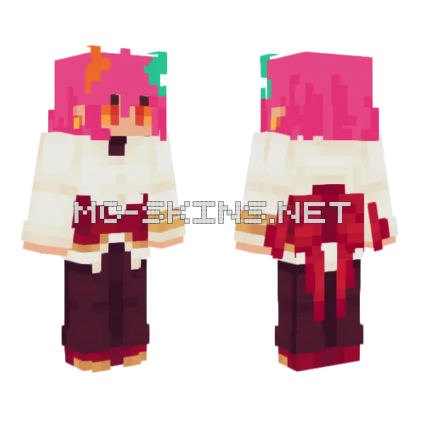 Tilin Minecraft skin, front and back