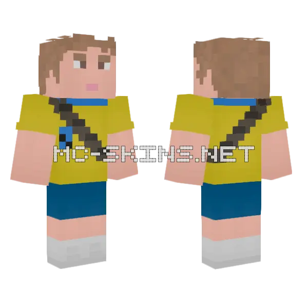 Tim Murphy Kenner Series 2 Minecraft skin, front and back