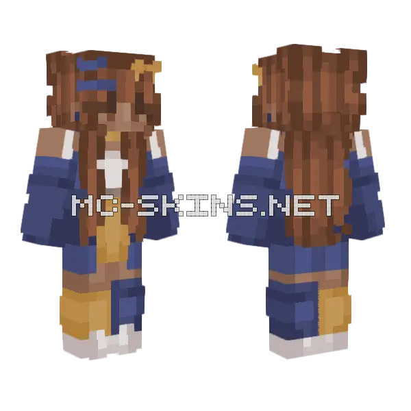 Time To Shine Rce Minecraft skin, front and back