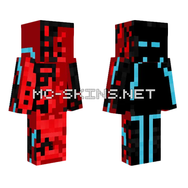 Tirker Minecraft skin, front and back