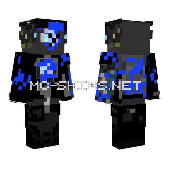 Titan Camera Man 2 0 Damaged Minecraft skin, front and back