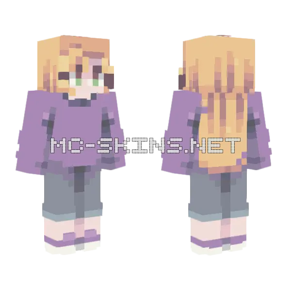 Titled Skin New Shading Minecraft skin, front and back