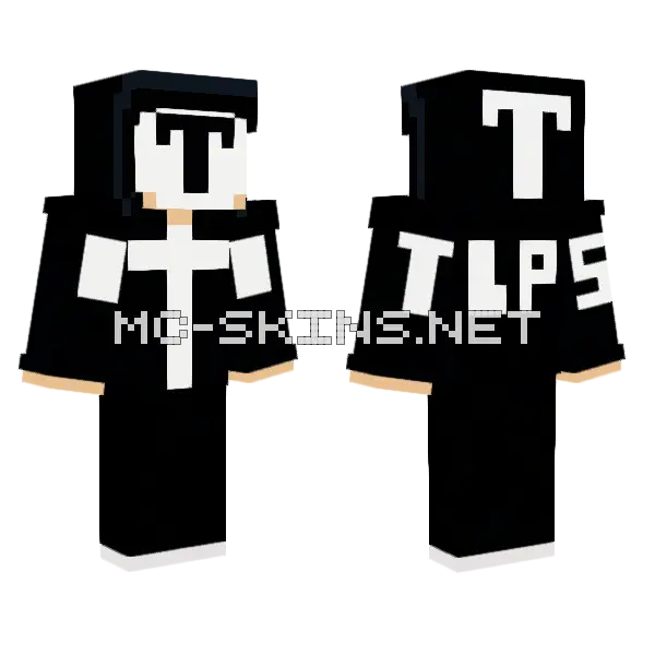 TLPS Member 7 Original Skin Minecraft skin, front and back
