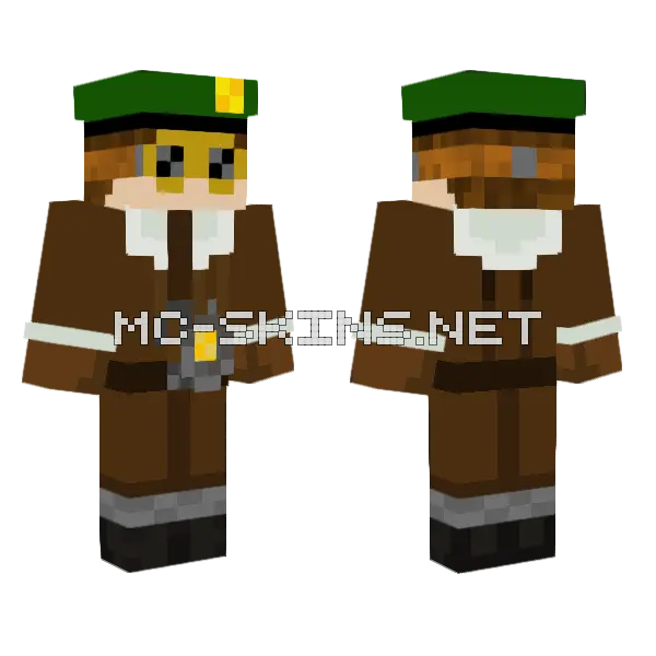 Tobbe The Overseer Minecraft skin, front and back