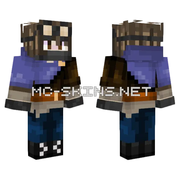 Tobias The Rouge Minecraft skin, front and back