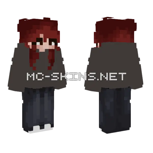 Toby Minecraft skin, front and back