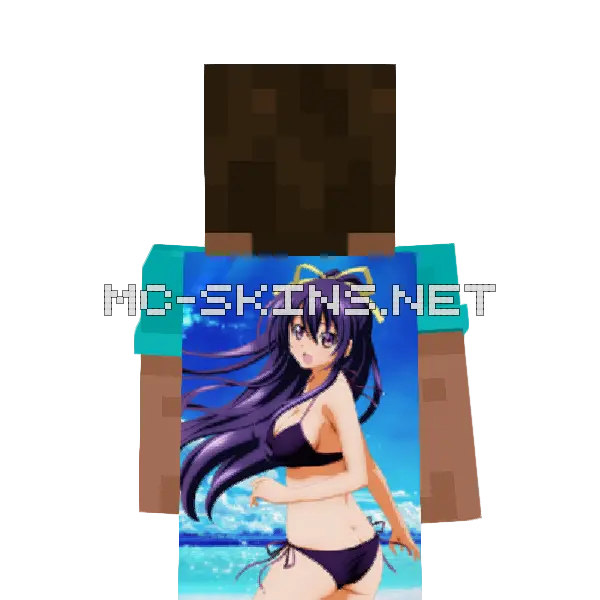 Tohka Bikini cape, outside and lining