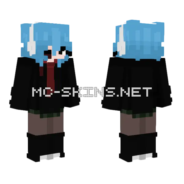 Tokito Celeste Minecraft skin, front and back