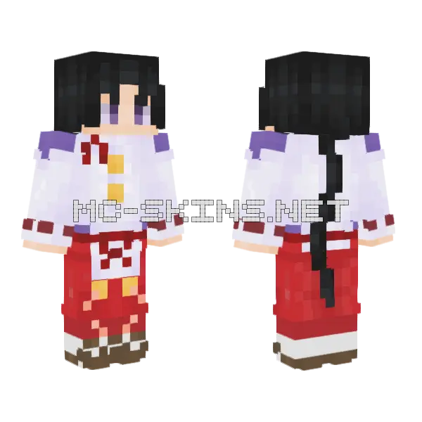 Tokiyuki Hojo Minecraft skin, front and back