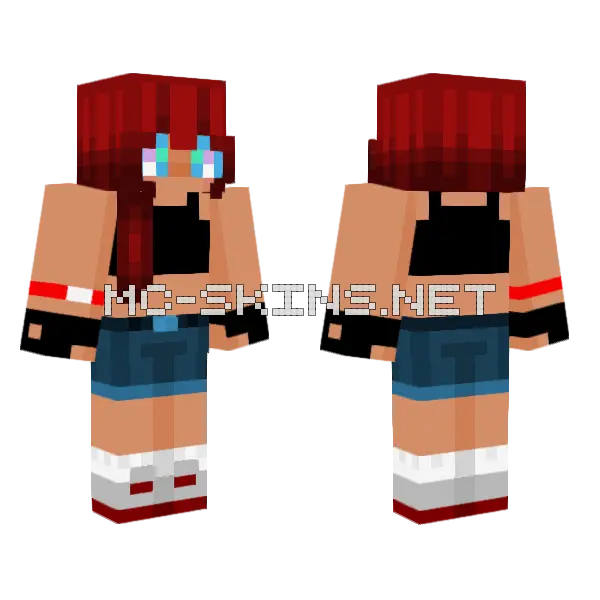 Tomato Skin Minecraft skin, front and back
