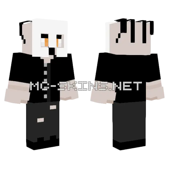 Tommy Minecraft skin, front and back