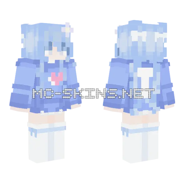Tomodachi Guizeri V2 Minecraft skin, front and back