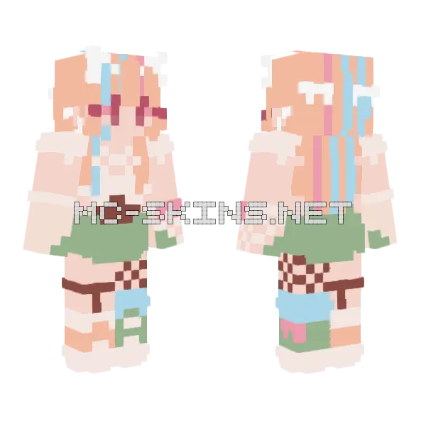 Tomorrow Is A New Day Minecraft skin, front and back