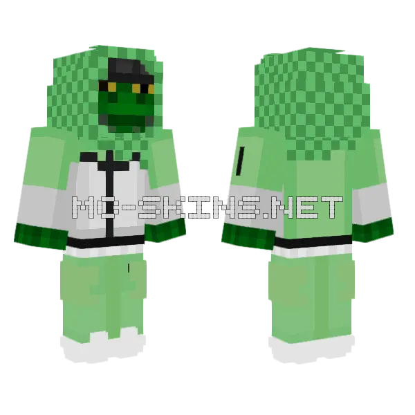 Tonka Truck Fartlizard Minecraft skin, front and back