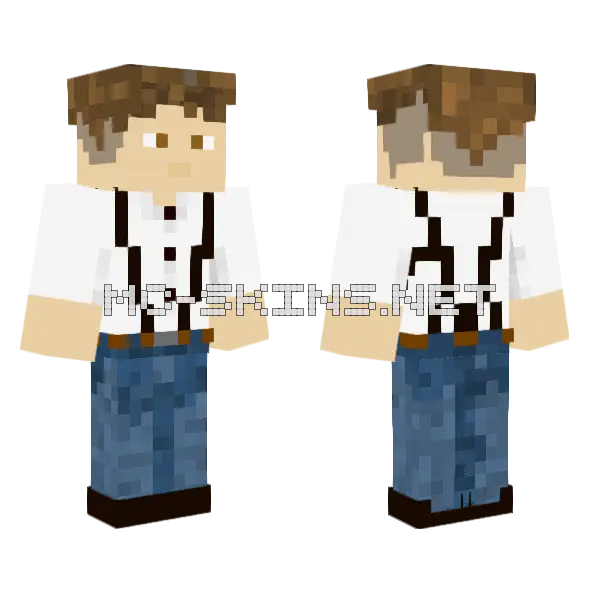Tony Fixed Minecraft skin, front and back