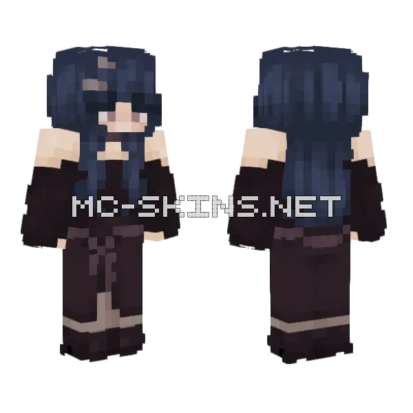 Toothbrush Not Mine Minecraft skin, front and back