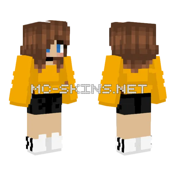 Tori Minecraft skin, front and back