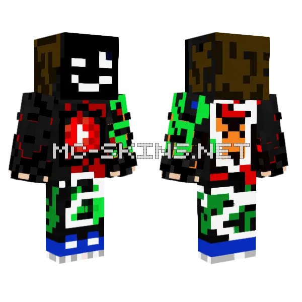 Tost Bmw Rajec Minecraft skin, front and back