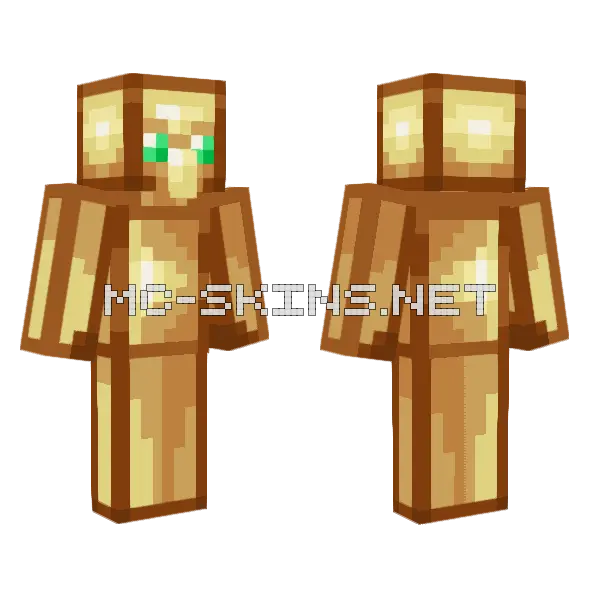 Totem Of Undying Minecraft skin, front and back