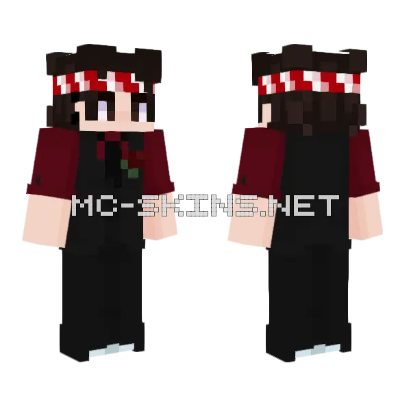 Toti Match Muejeje Minecraft skin, front and back