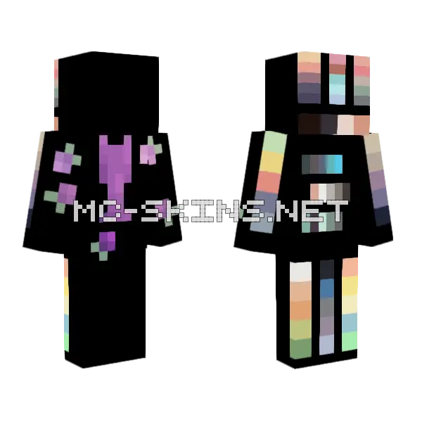 Tourney R3 Palette Minecraft skin, front and back