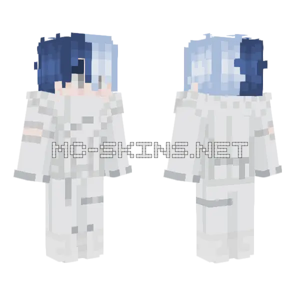 Touya Aoyagi Souvenir Minecraft skin, front and back
