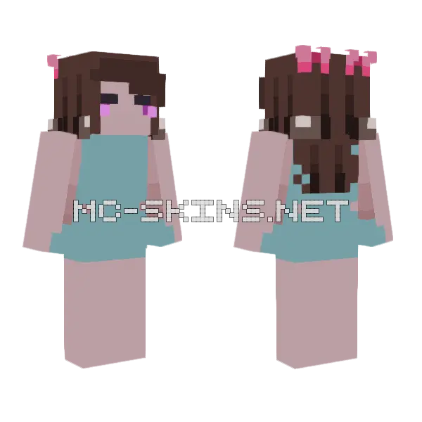 Toybox Character Minecraft skin, front and back