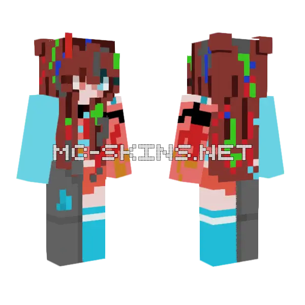 Trade With Thekweenc C C A A Os Minecraft skin, front and back
