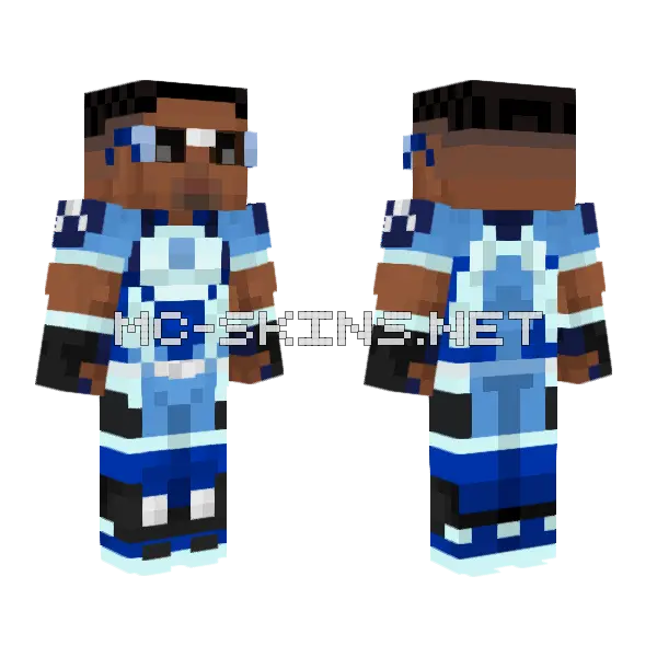 Train The Boys Minecraft skin, front and back
