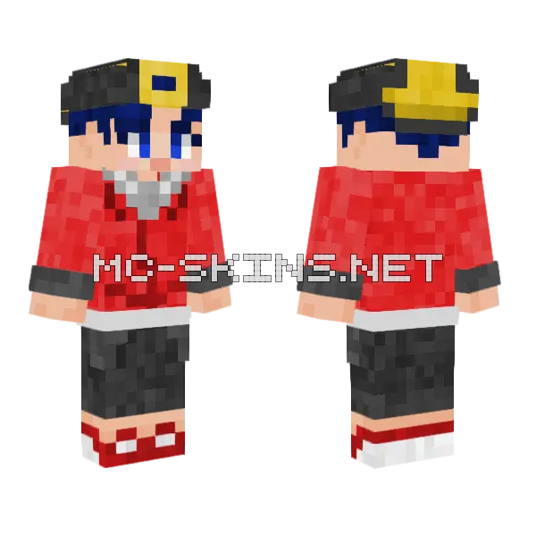 Trainer 01 Minecraft skin, front and back