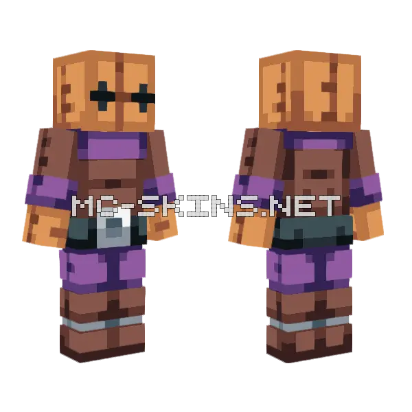 Training Dummy Minecraft skin, front and back