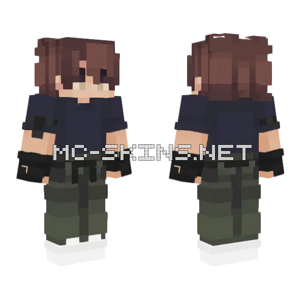 Training Skin Minecraft skin, front and back