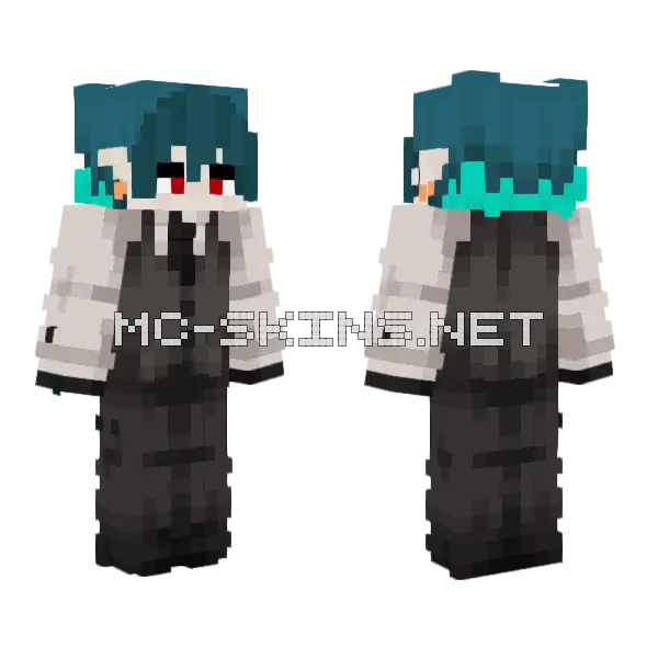 Traitor Minecraft skin, front and back