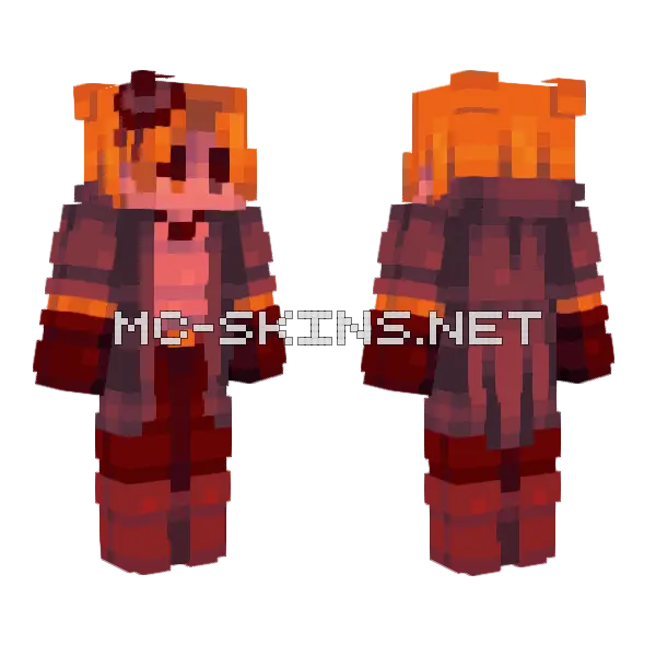 Traitor Minecraft skin, front and back
