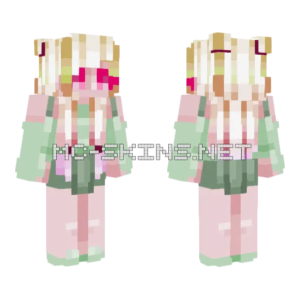 Tranquil Boy Minecraft skin, front and back
