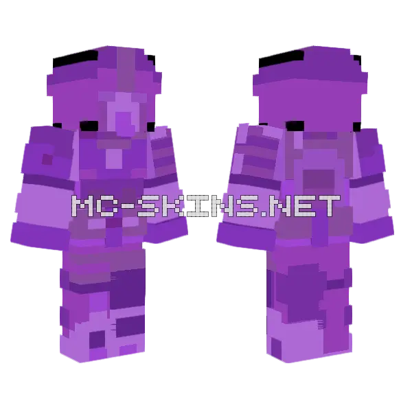 Transformers Decoy Devastator Minecraft skin, front and back