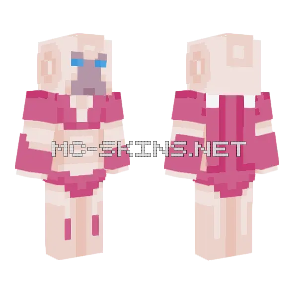 Transformers IDW Arcee Minecraft skin, front and back